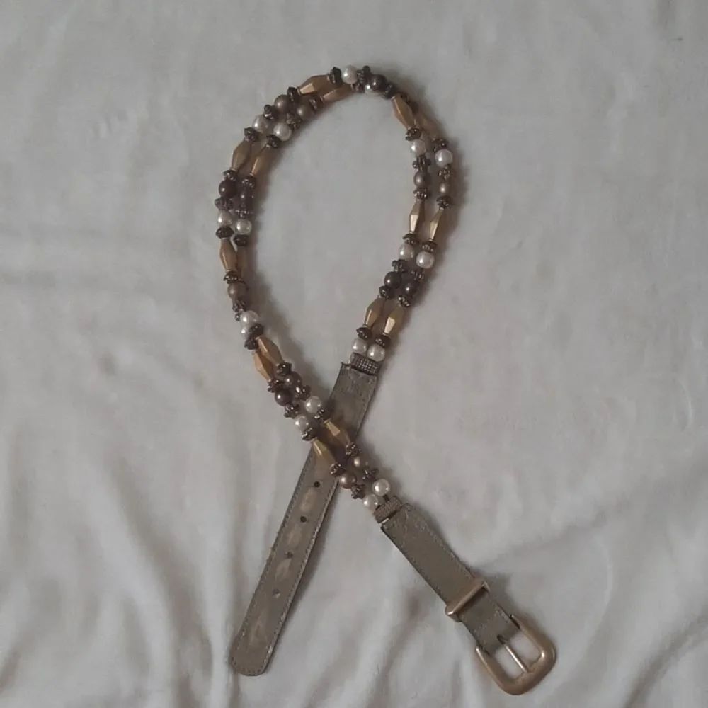 Boho Beaded fashion belt M
